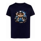 T-shirt chłopięcy, granatowy, Tup Tup