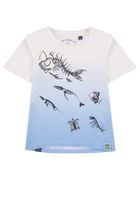 T-shirt chłopięcy, niebieski, Tom Tailor