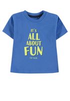 T-shirt chłopięcy, niebieski, Tom Tailor