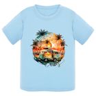 T-shirt chłopięcy, niebieski, Tup Tup