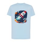 T-shirt chłopięcy, niebieski, Tup Tup