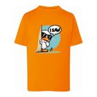 T-shirt chłopięcy, pomarańczowy, Tup Tup