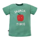 T-shirt chłopięcy, zielony, Eevi