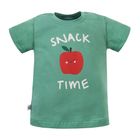 T-shirt chłopięcy, zielony, Eevi