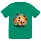 T-shirt chłopięcy, zielony, Tup Tup