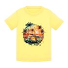 T-shirt chłopięcy, żółty, Tup Tup