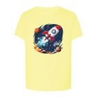 T-shirt chłopięcy, żółty, Tup Tup