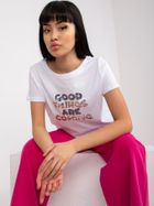 T-shirt damski, biały, Mariquita