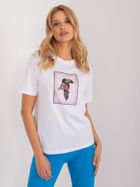 T-shirt damski, biały, Mint