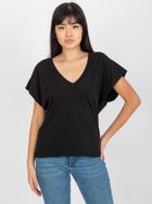 T-shirt damski, czarny, Mayflies