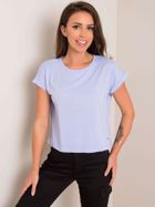 T-shirt damski, niebieski, Nie Znasz Mnie