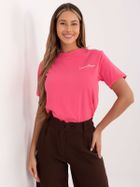 T-shirt damski, różowy, Sublevel