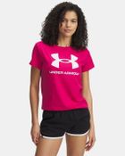 T-shirt damski, różowy, Under Armour