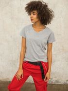 T-shirt damski, szary, For Fitness