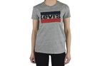 T-shirt damski, szary melanż, Levi's The Perfect Graphic Tee