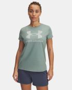 T-shirt damski, zielony, Under Armour