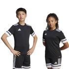 T-shirt dziecięcy, czarny, Adidas Squadra