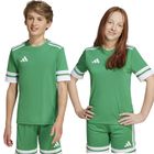 T-shirt dziecięcy, zielony, Adidas Squadra