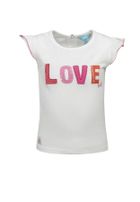 T-shirt dziewczęcy, biały, Lief