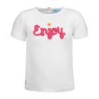 T-shirt dziewczęcy, biały, Lief