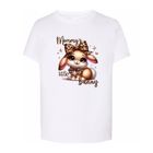 T-shirt dziewczęcy, biały, Tup Tup