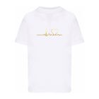 T-shirt dziewczęcy, biały, Tup Tup