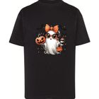 T-shirt dziewczęcy, czarny, Tup Tup