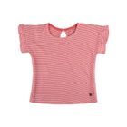 T-shirt dziewczęcy, czerwony, Tom Tailor