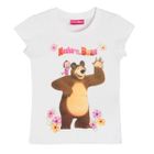 T-shirt dziewczęcy, Masza i Niedźwiedź