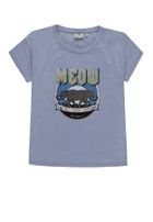 T-shirt dziewczęcy, niebieski, Tom Tailor