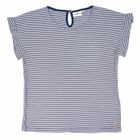 T-shirt dziewczęcy, niebieski, Tom Tailor