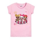 T-shirt dziewczęcy, różowy, L.O.L. Surprise