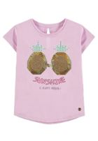 T-shirt dziewczęcy, różowy, Tom Tailor