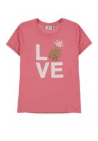 T-shirt dziewczęcy, różowy, Tom Tailor