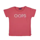T-shirt dziewczęcy, różowy, Tom Tailor