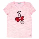 T-shirt dziewczęcy, różowy, Tom Tailor