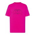 T-shirt dziewczęcy, różowy, Tup Tup