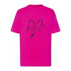 T-shirt dziewczęcy, różowy, Tup Tup