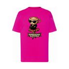 T-shirt dziewczęcy, różowy, Tup Tup