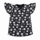 T-shirt dziewczęcy, szary, Eevi