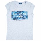 T-shirt dziewczęcy, szary, Tom Tailor