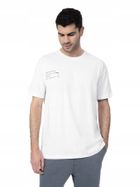 T-shirt męski, biały, 4F