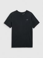T-shirt męski, czarny, 4F