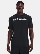 T-shirt męski, czarny, Under Armour