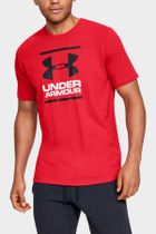 T-shirt męski, czerwony, Under Armour