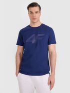 T-shirt męski, granatowy, 4F