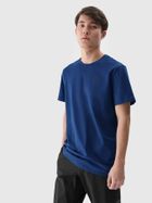 T-shirt męski, niebieski, 4F
