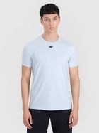 T-shirt męski, niebieski, 4F