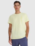 T-shirt męski, żółty, 4F