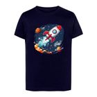 T-shity chłopięcy, granatowy, Tup Tup